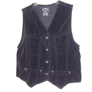Cute Black Velvet Ladies Casual Vest Size S